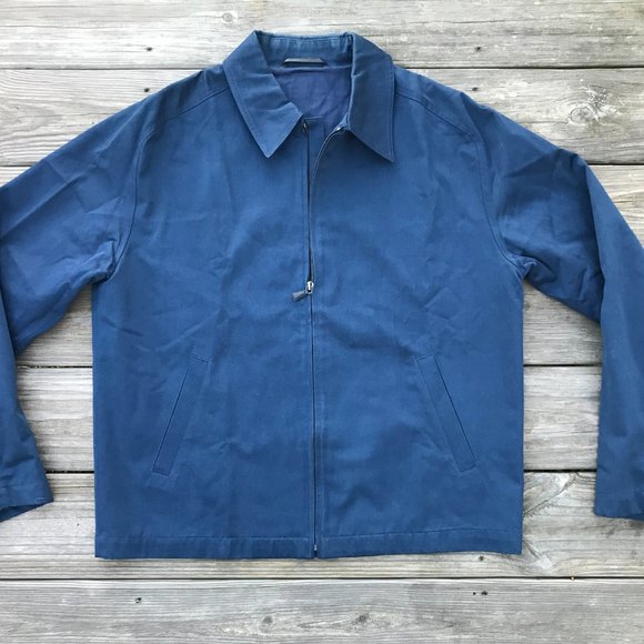 Dunhill Men Jacket Coat Blue Size LL ( Fit L ) - Picture 4 of 9